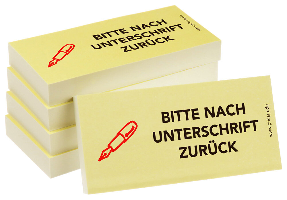 PRICARO HaftnotizenF/ür Ihre Unterlagen 10 St/ück 100 Blatt