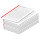 PRICARO Telephone Message, A5 unpunched, red, Set of 10