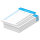 PRICARO Einkaufsliste "Typo", blau, A6, 5 Stück
