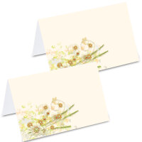 PRICARO Tischkarten "Floral", 50 Stück
