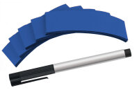 PRICARO Magnetband "Blau", 100 x 25 mm, 25...