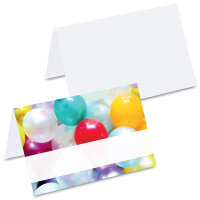 PRICARO Tischkarten "Ballon Party", 50 Stück