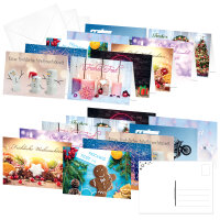 PRICARO Weihnachtskarten mit Briefumschlägen und...