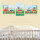 PRICARO Leinwand "Abenteuerreise", 20 x 30 cm, 3er Set