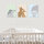 PRICARO Leinwand "Tierliebe", 20 x 30 cm, 3er Set