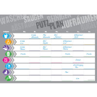 PRICARO Putzplan "Struktur", grau, A4, 25 Blatt, 3 Stück