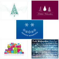 PRICARO Weihnachtskarten mit Briefumschlägen und...