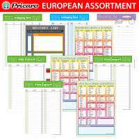 PRICARO Einkaufsliste "System", Sale, lila, A5, 3 Stück