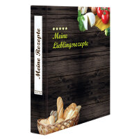 PRICARO Rezeptordner mit Rezeptblock "Mediterran", A5