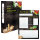 PRICARO Rezeptordner mit Rezeptblock "Mediterran", A5