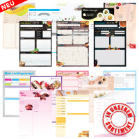 PRICARO Rezeptblock "Fastfood", A4, 25 Blatt, 3 Stück