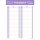 PRICARO Einkaufsliste "Typo", magnetisch, lila, A5, 25 Blatt, 3 Stück