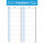 PRICARO Einkaufsliste "Typo", magnetisch, blau, A5, 50 Blatt, 3 Stück