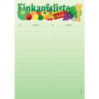 PRICARO Einkaufsliste "Vielfalt", magnetisch,...