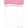 PRICARO Shopping List "Speed", pink, A6, Set of 5