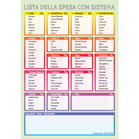 PRICARO Lista della spesa "Sistema",...