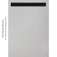 PRICARO Einkaufsliste "Food", magnetisch, dunkelblau, A5, 25 Blatt, 3 Stück