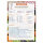 PRICARO Rezeptblock "French Salad", A4, 25 Blatt, 3 Stück