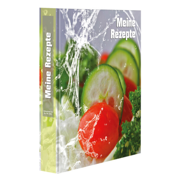 PRICARO Rezeptordner mit Rezeptblock Frisches Gemüse, A4