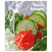 PRICARO Rezeptordner mit Rezeptblock "Frisches Gemüse", A4