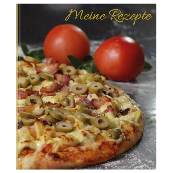 PRICARO Rezeptordner mit Rezeptblock Pizza Toscana, A4