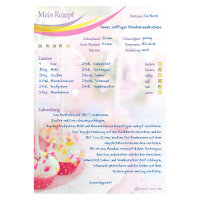 PRICARO Rezeptordner mit Rezeptblock "Cake-Pop", A5