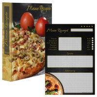 PRICARO Rezeptordner mit Rezeptblock "Pizza...