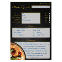 PRICARO Rezeptordner mit Rezeptblock "Pizza Toscana", A5