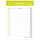 PRICARO Einkaufsliste "Typo", limette, A6, 5 Stück