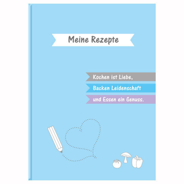 PRICARO Rezeptbuch "Allerlei", A5, 1 Stück