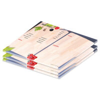 PRICARO Rezeptblock-quer "Schneidebrett", A4,...