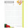 PRICARO Einkaufsliste "Frisches Gemüse",  A6, 5 Stück