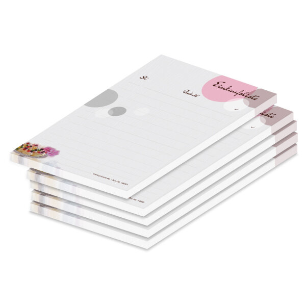 PRICARO Einkaufsliste "Sweet Pate", A6, 5 Stück