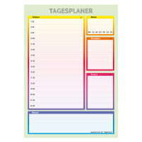 PRICARO Tagesplaner "System", bunt, A5, 3...