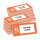 PRICARO Haftnotizen "Für Ihre Akten", orange, 100 Blatt, 10 Stück