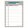 PRICARO Einkaufsliste "Register", magnetisch, A6, 25 Blatt, 5 Stück