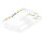 PRICARO Recipe notepad "Vegetables", A4, 25 sheets, 3 pieces