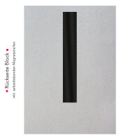 PRICARO Notizblock "Doodles Black", magnetisch, A7, 10 Stück