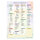 PRICARO Einkaufsliste "System", Checkliste, magnetisch, A5, 50 Blatt, 3 Stück