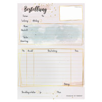 PRICARO Bestellannahmeblock "Golden Dots", A5