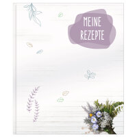 PRICARO Rezeptordner Komplett-Set "Bouquet", A4, 8 teilig