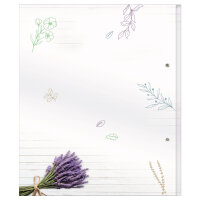 PRICARO Rezeptordner Komplett-Set "Bouquet", A4, 8 teilig