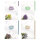 PRICARO Rezeptordner Komplett-Set "Bouquet", A4, 8 teilig