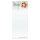 PRICARO Notizblock "Herbst", magnetisch, 62x148 mm, 10 Stück