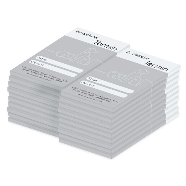 PRICARO Terminblock "One Line" Tierarzt, (20er Pack)