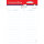 PRICARO Einkaufsliste "Food", magnetisch, rot, A5, 50 Blatt, 3 Stück