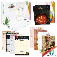 PRICARO Rezeptordner Komplett-Set "Buon Appetito zwei", A4, 8 teilig