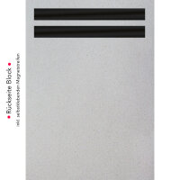 PRICARO Einkaufsliste "Mosaik", magnetisch, A6, 50 Blatt, 5 Stück