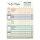 PRICARO Putzplan "One Line", magnetisch, A4, 25 Blatt, 3 Stück