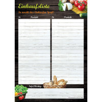 PRICARO Einkaufsliste "Mediterran", magnetisch,...